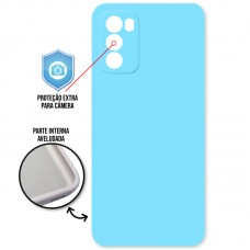 Capa Motorola Moto G62 - Cover Protector Azul Turquesa